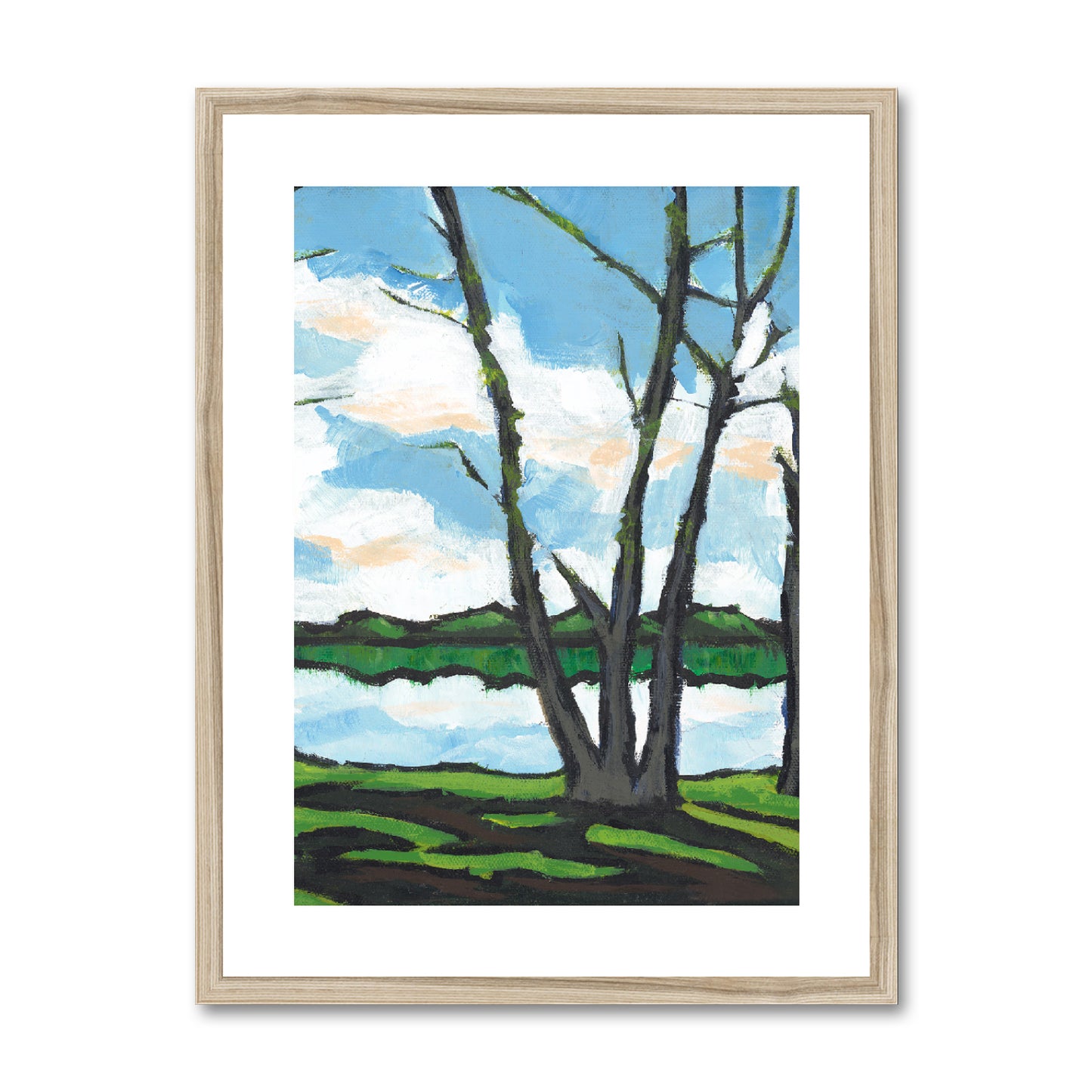 18"x24", Natural Frame, FPV-1101-1109-001-1824-N