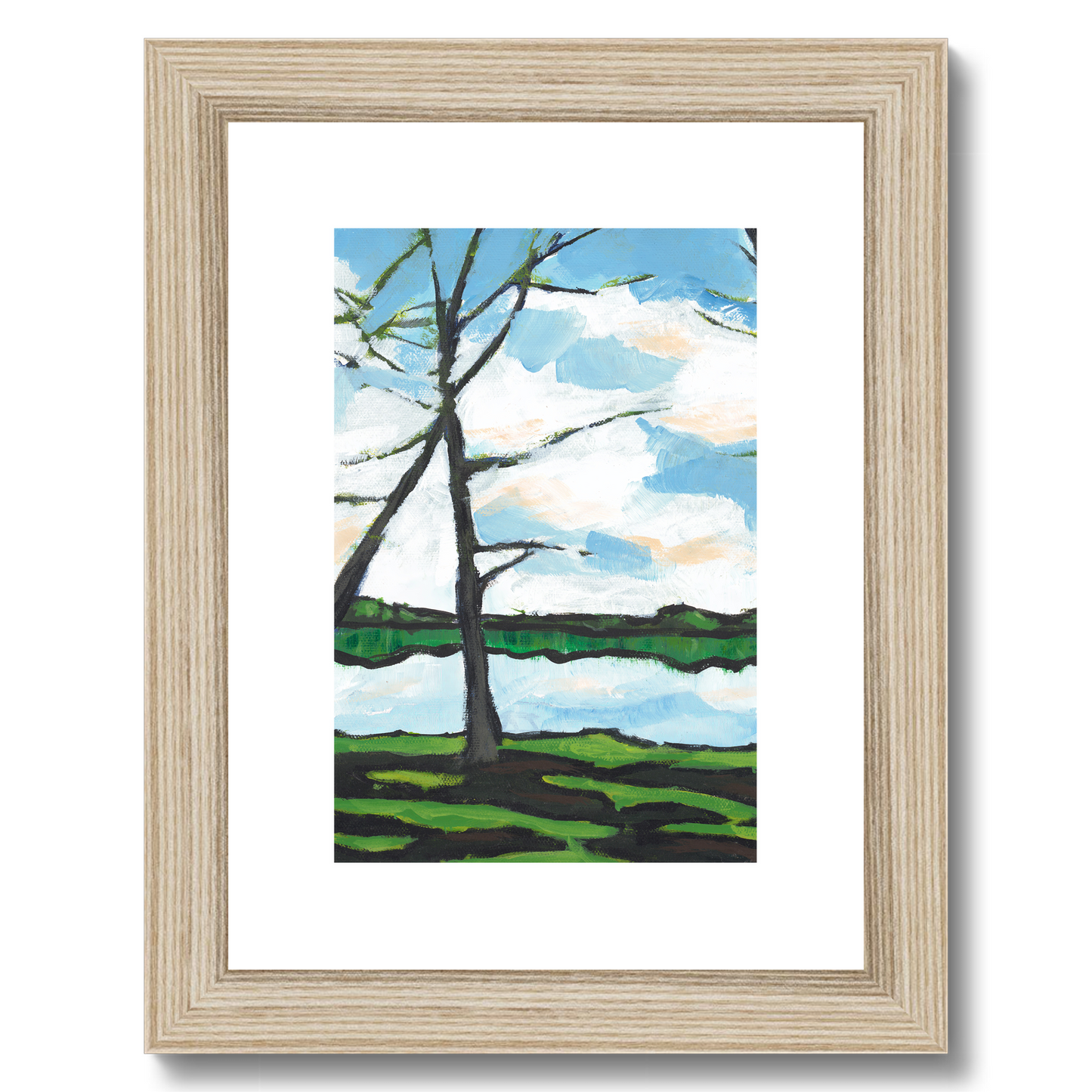 6"x8", Natural Frame, FPV-1101-1109-002-0608-N