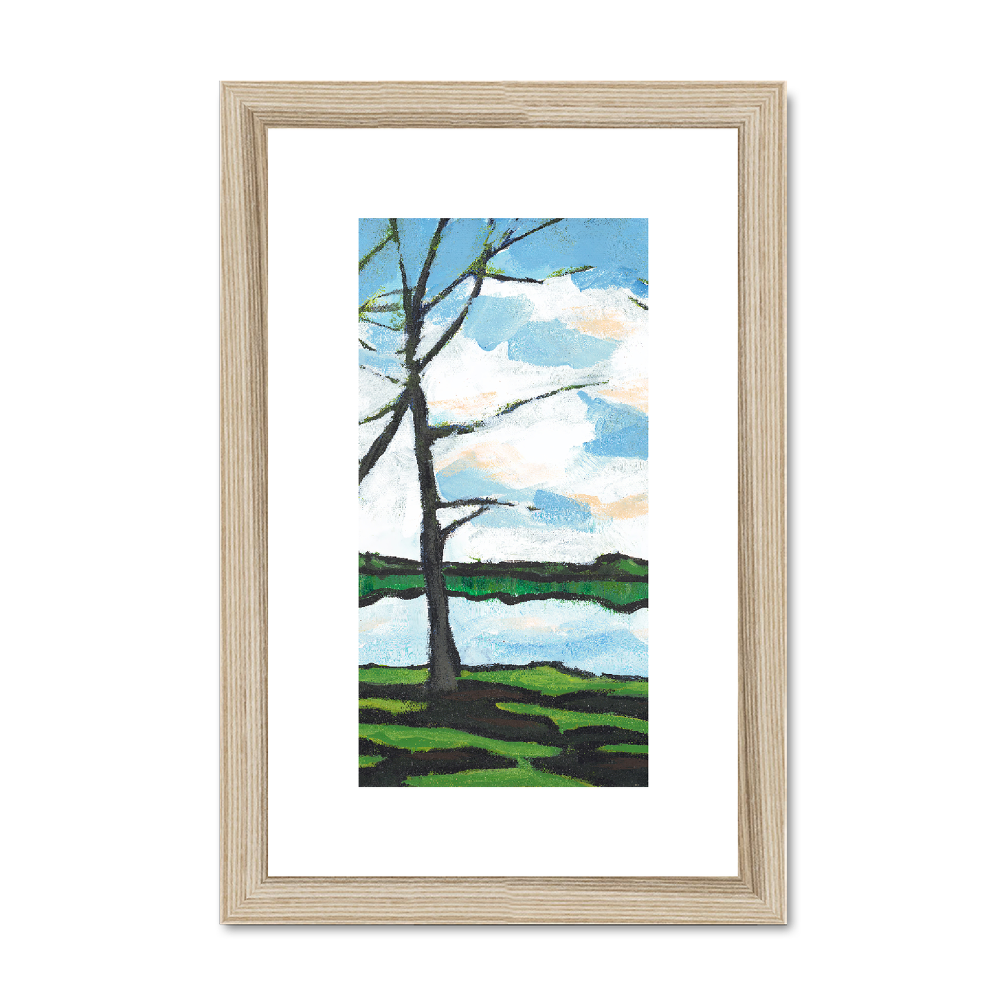 8"x12", Natural Frame, FPV-1101-1109-002-0812-N