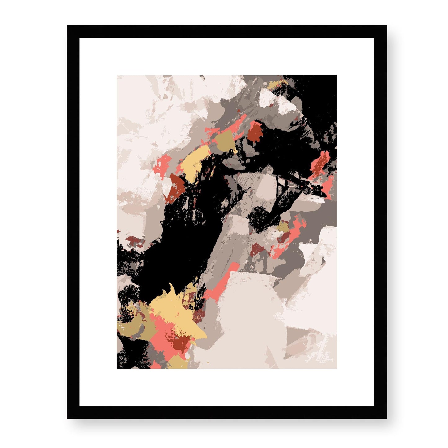 Framed Graphic Art Print, White Mat - 13x16, 16x20, 22x28 inches | FPV-1130-7688, Prints, Graphic art, Black Frame, 41 x 51 cm ,16 x 20 inches