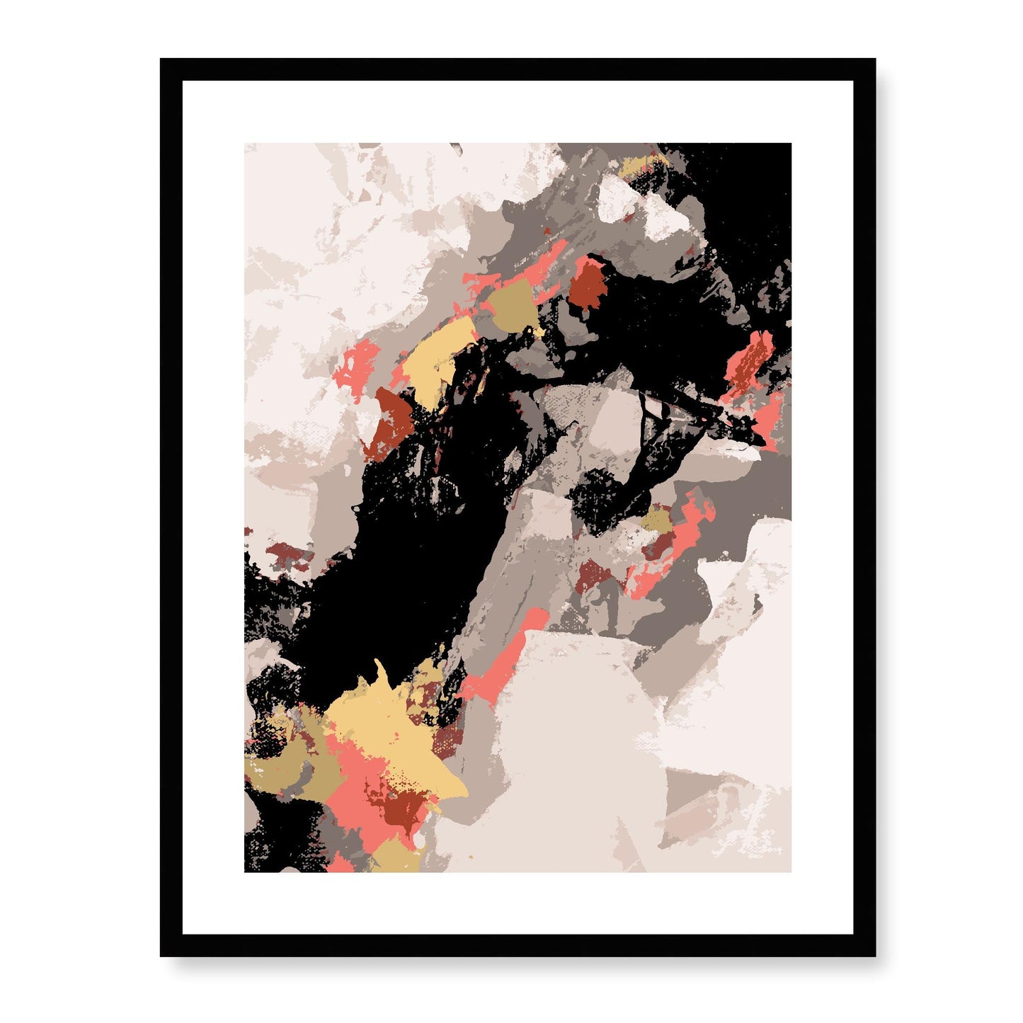 Framed Graphic Art Print, White Mat - 13x16, 16x20, 22x28 inches | FPV-1130-7688, Prints, Graphic art, Black Frame, 56 x 71 cm ,22 x 28 inches