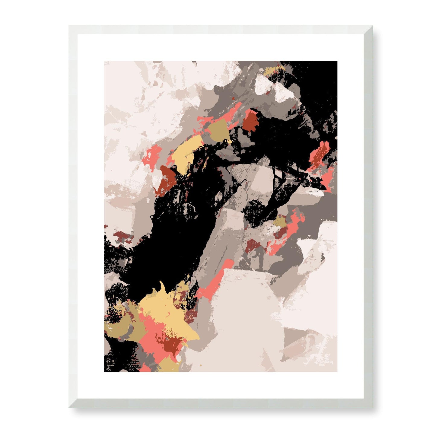Framed Graphic Art Print, White Mat - 13x16, 16x20, 22x28 inches | FPV-1130-7688, Prints, Graphic art, White Frame, 56 x 71 cm ,22 x 28 inches
