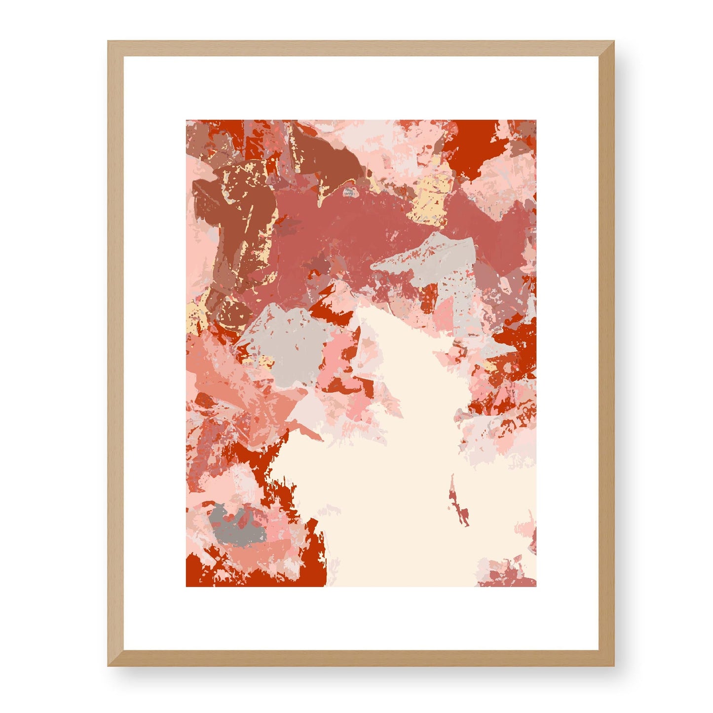 Framed Graphic Art Print, White Mat - 13x16, 16x20, 22x28 inches | FPV-1130-7692, Prints, Graphic art, Natural Frame, 41 x 51 cm ,16 x 20 inches