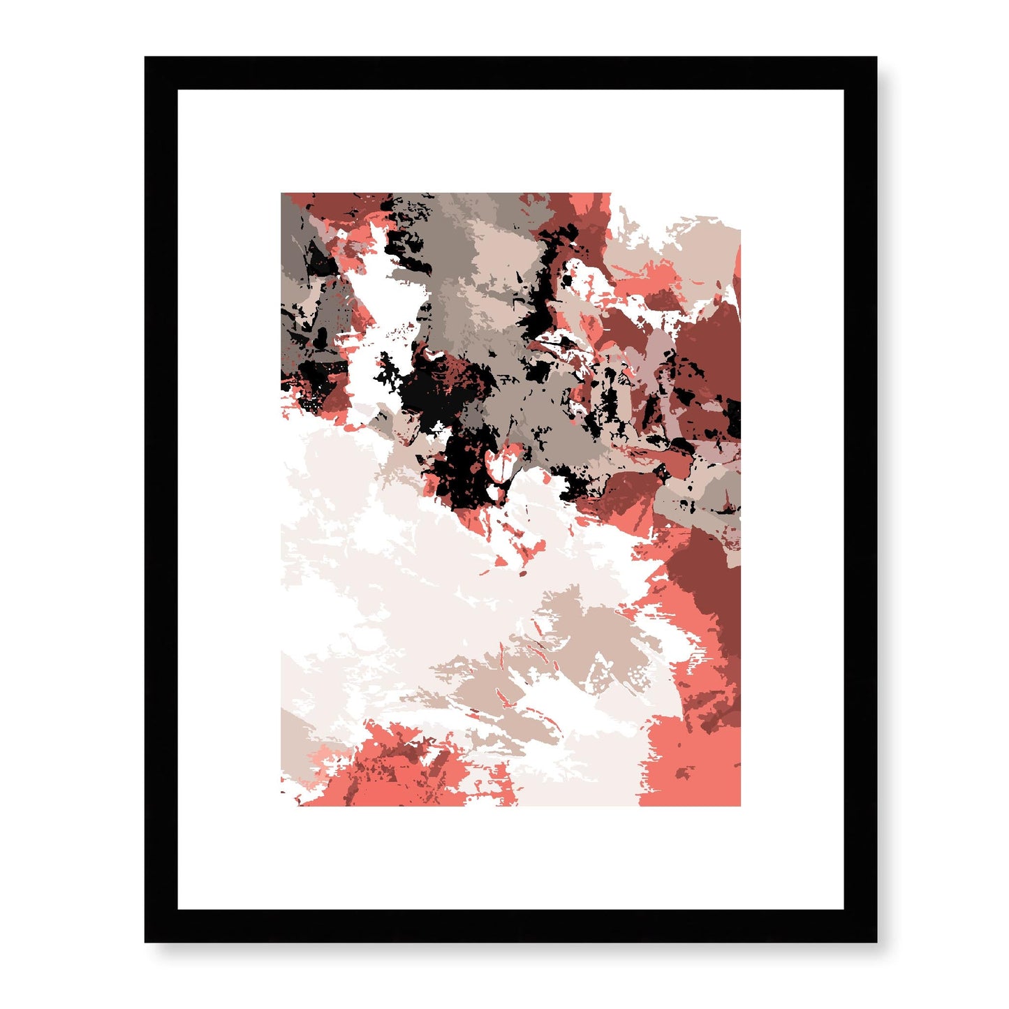 Framed Graphic Art Print, White Mat - 13x16, 16x20, 22x28 inches | FPV-1130-7696, Prints, Graphic art, Black Frame, 33 x 41 cm ,13 x 16 inches