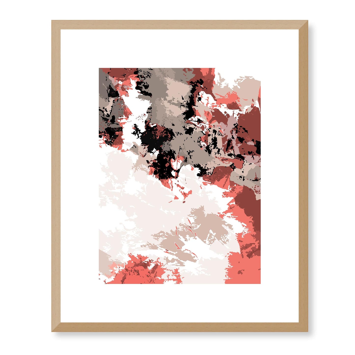 Framed Graphic Art Print, White Mat - 13x16, 16x20, 22x28 inches | FPV-1130-7696, Prints, Graphic art, Natural Frame, 33 x 41 cm ,13 x 16 inches