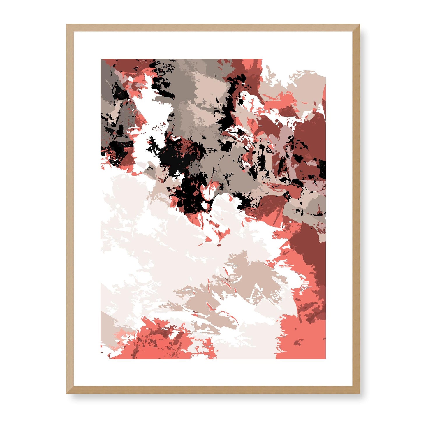 Framed Graphic Art Print, White Mat - 13x16, 16x20, 22x28 inches | FPV-1130-7696, Prints, Graphic art, Natural Frame, 56 x 71 cm ,22 x 28 inches