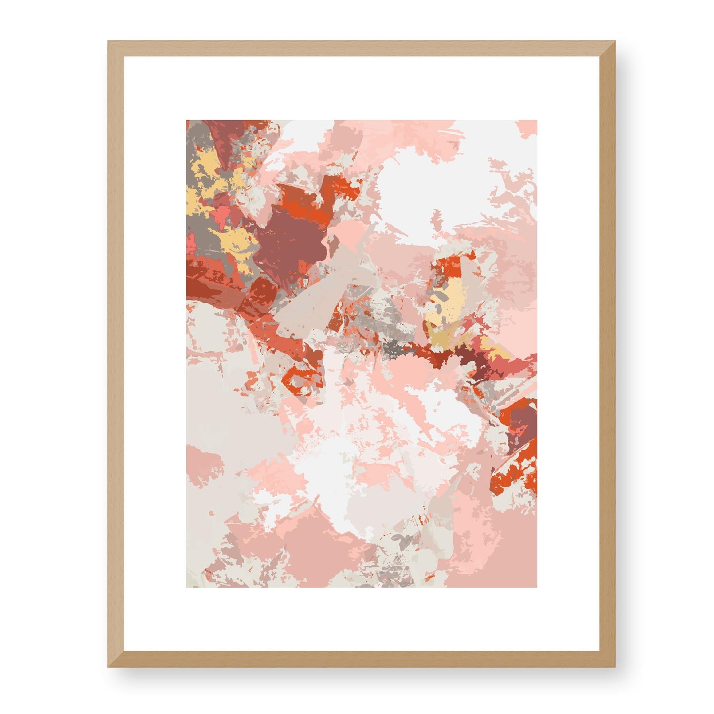 Framed Graphic Art Print, White Mat - 13x16, 16x20, 22x28 inches | FPV-1130-7698, Prints, Graphic art, Natural Frame, 41 x 51 cm ,16 x 20 inches