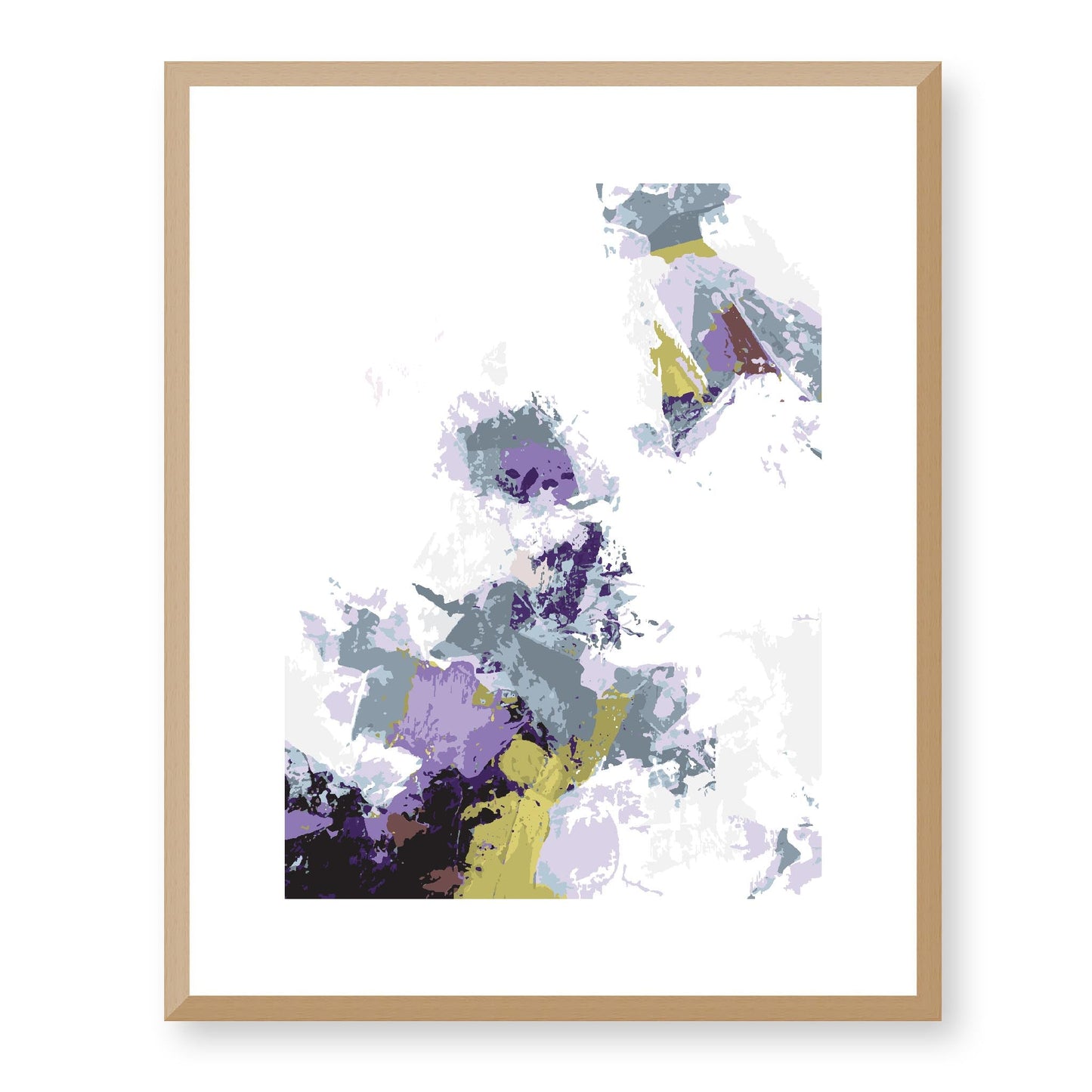 Framed Graphic Art Print, White Mat - 13x16, 16x20, 22x28 inches | FPV-1140-7694, Prints, Graphic art, Natural Frame, 41 x 51 cm ,16 x 20 inches