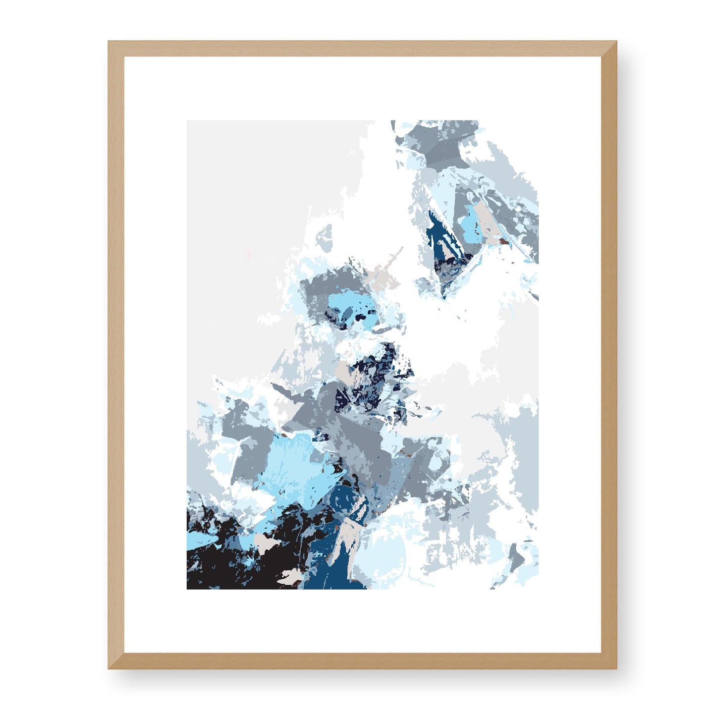 Framed Graphic Art Print, White Mat - 13x16, 16x20, 22x28 inches | FPV-1150-7694, Prints, Graphic art, Natural Frame, 41 x 51 cm ,16 x 20 inches