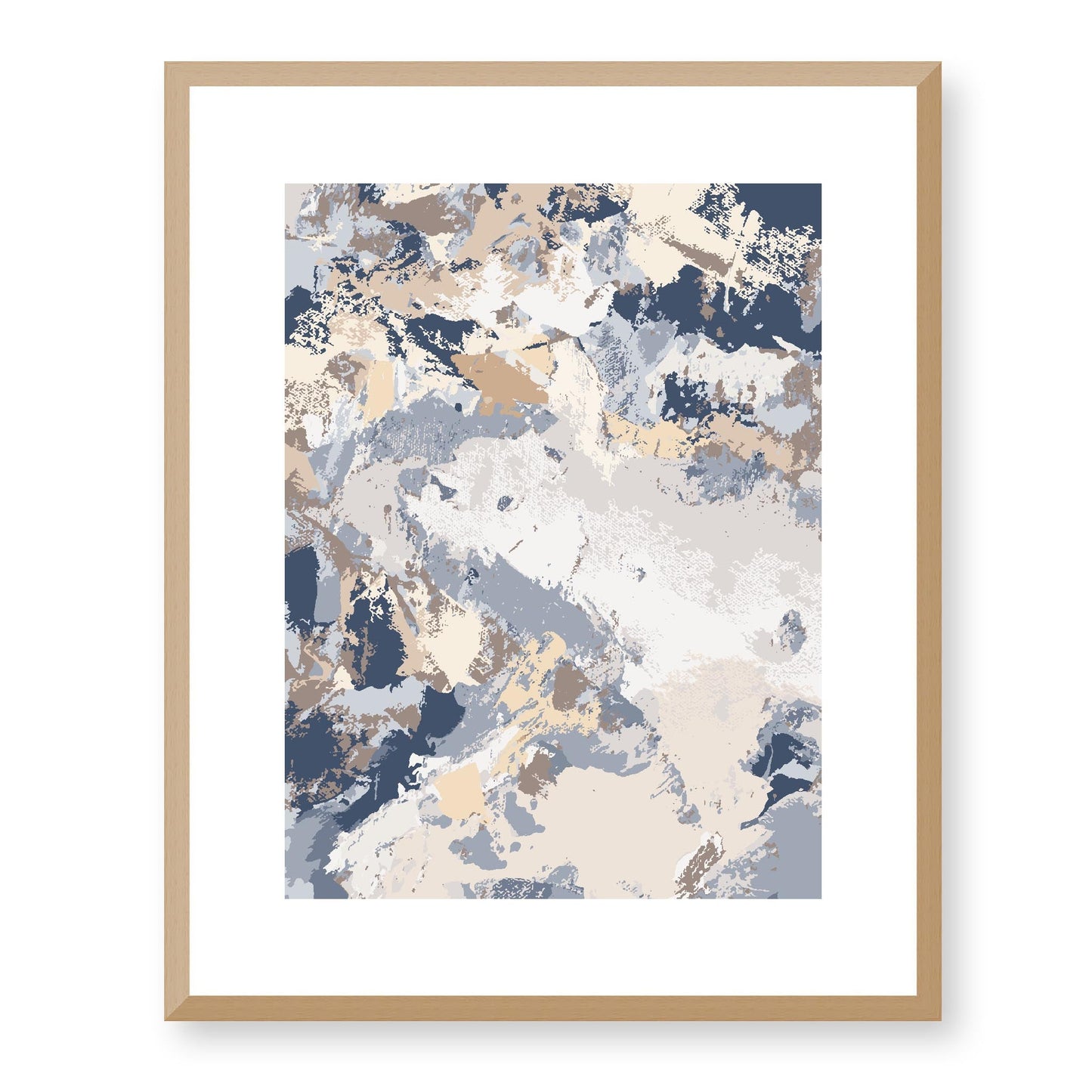 Framed Graphic Art Print, White Mat - 13x16, 16x20, 22x28 inches | FPV-1160-7689, Prints, Graphic art, Natural Frame, 41 x 51 cm ,16 x 20 inches
