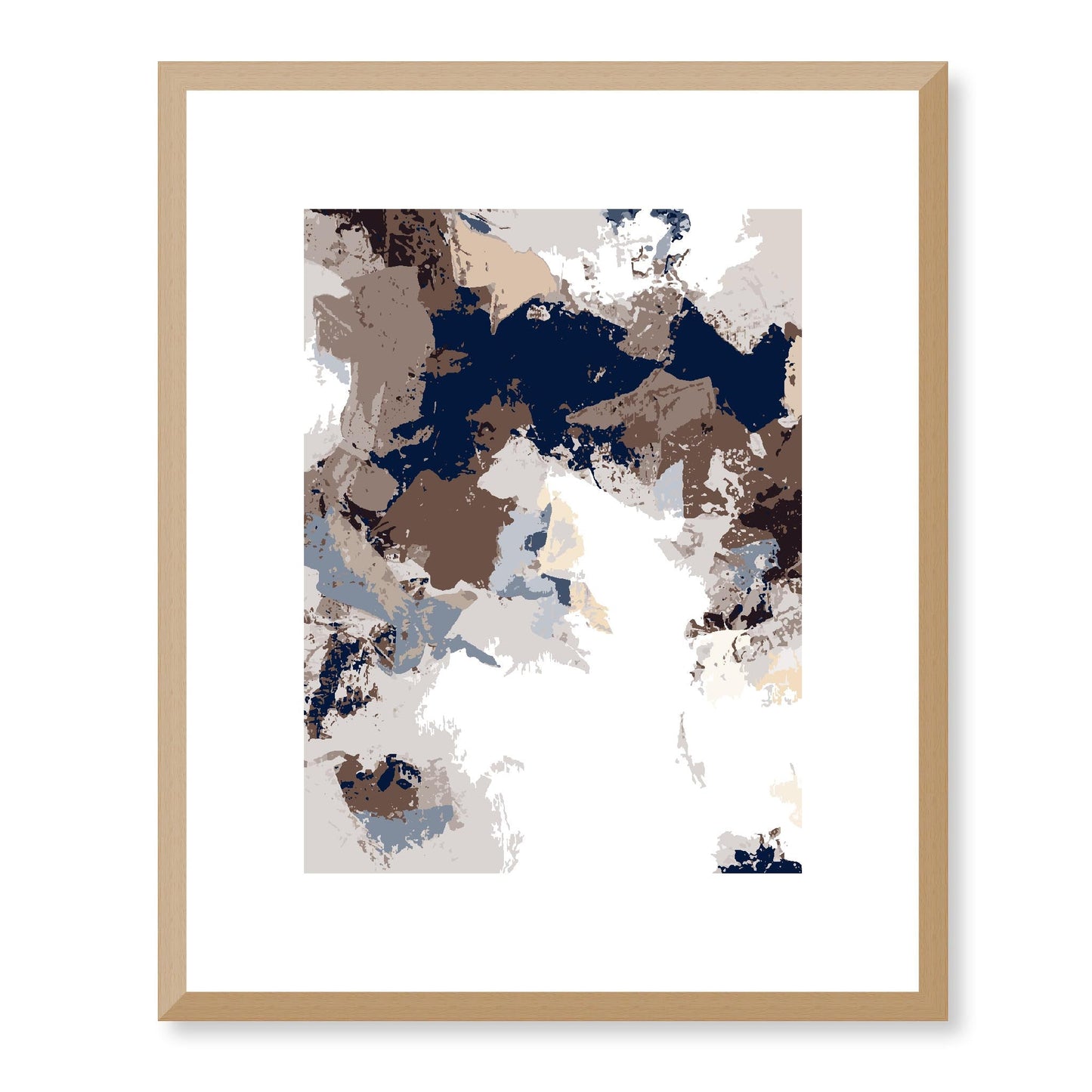 Framed Graphic Art Print, White Mat - 13x16, 16x20, 22x28 inches | FPV-1160-7692, Prints, Graphic art, Natural Frame, 33 x 41 cm ,13 x 16 inches