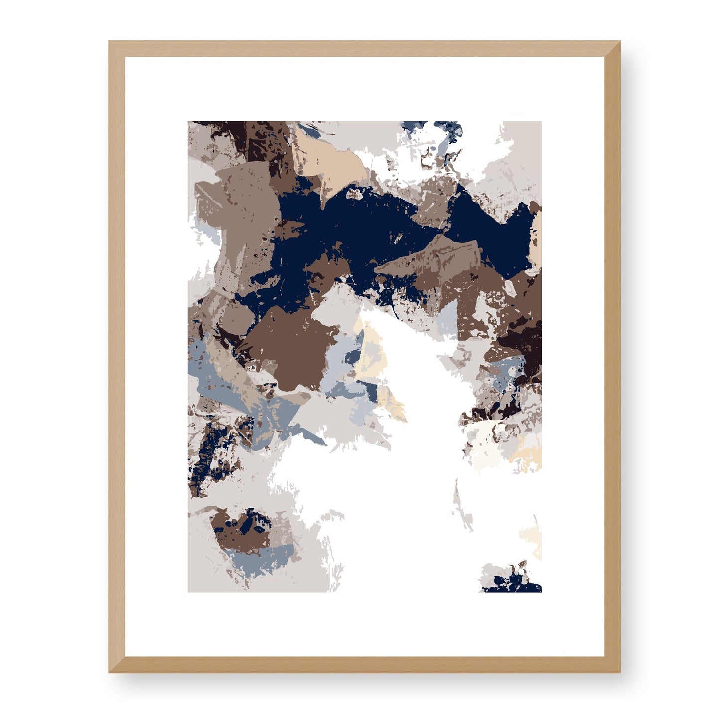 Framed Graphic Art Print, White Mat - 13x16, 16x20, 22x28 inches | FPV-1160-7692, Prints, Graphic art, Natural Frame, 41 x 51 cm ,16 x 20 inches