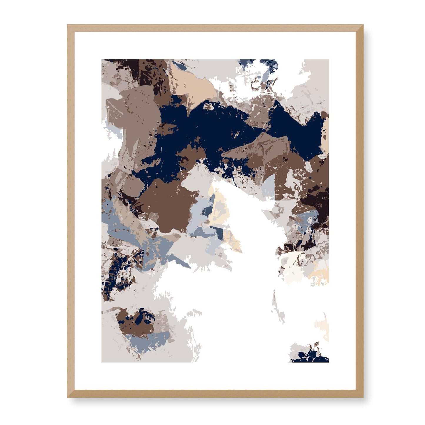 Framed Graphic Art Print, White Mat - 13x16, 16x20, 22x28 inches | FPV-1160-7692, Prints, Graphic art, Natural Frame, 56 x 71 cm ,22 x 28 inches