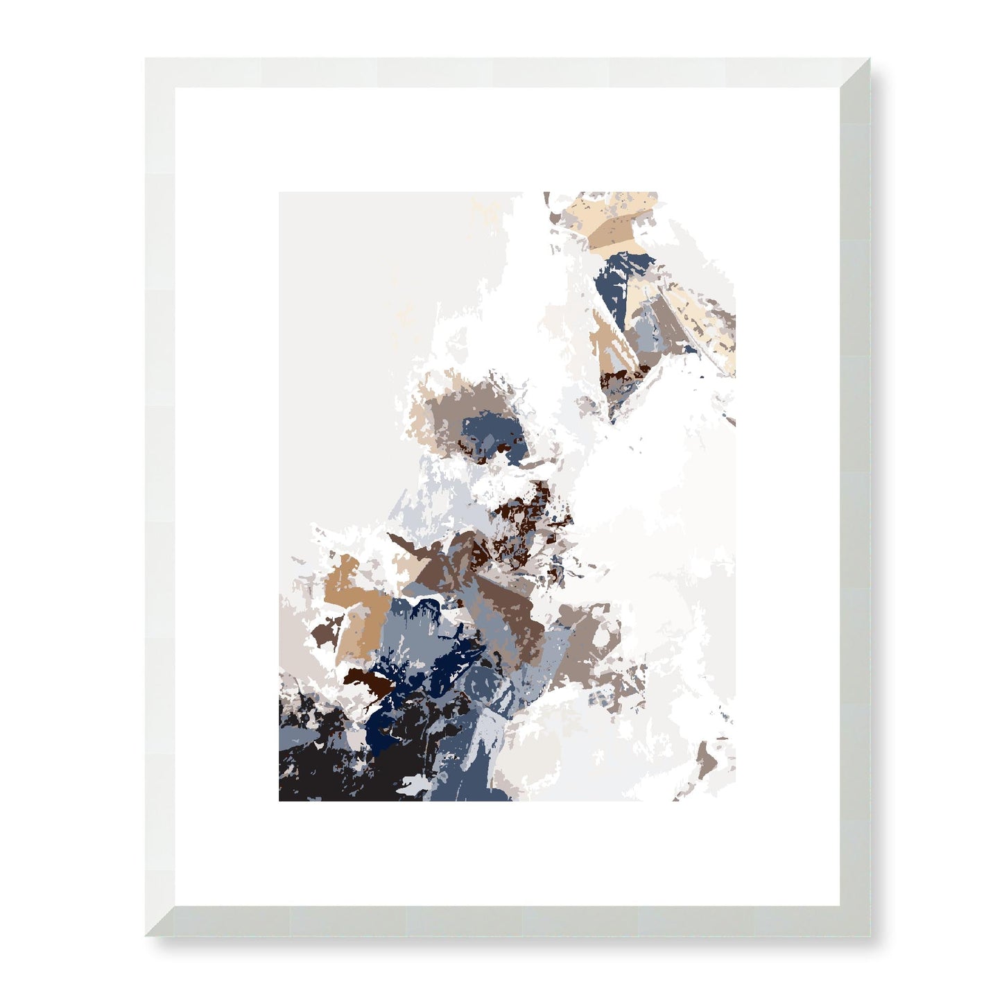 Framed Graphic Art Print, White Mat - 13x16, 16x20, 22x28 inches | FPV-1160-7694, Prints, Graphic art, White Frame, 33 x 41 cm ,13 x 16 inches