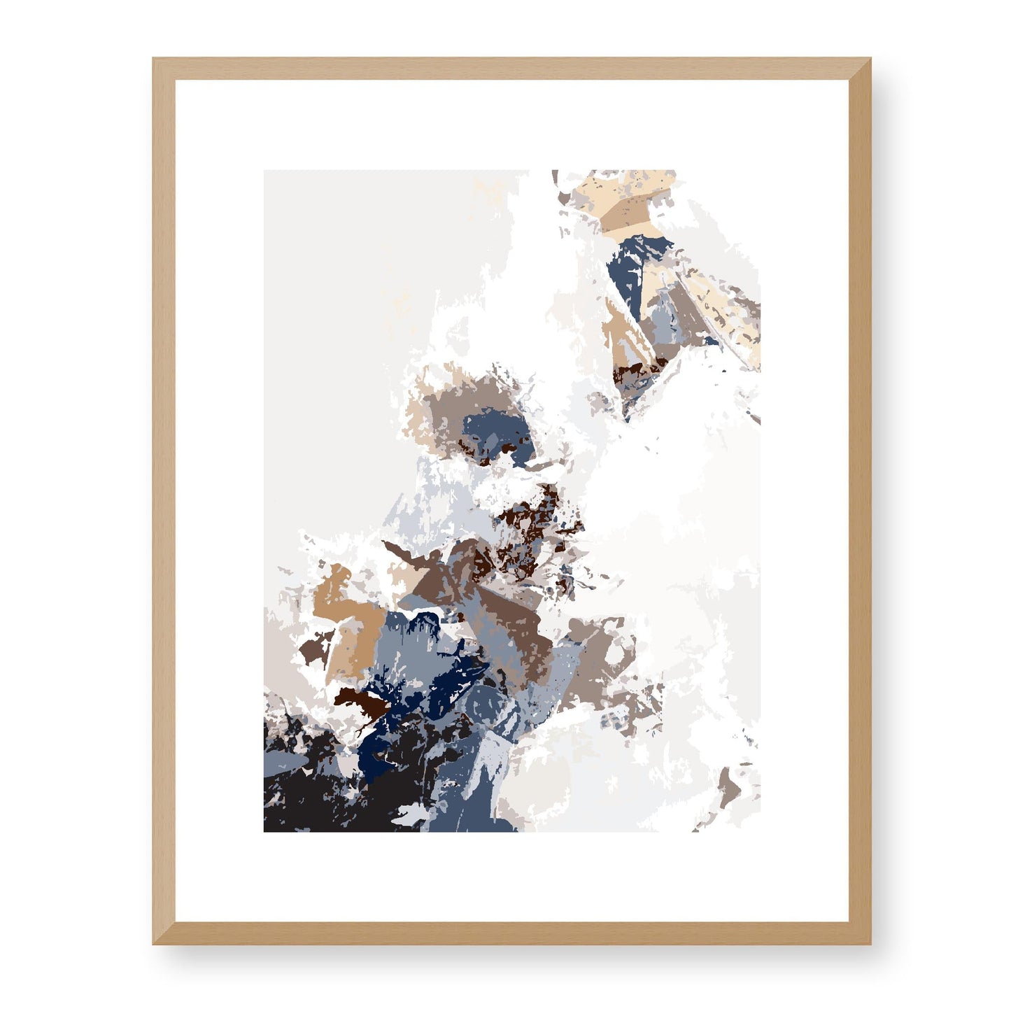 Framed Graphic Art Print, White Mat - 13x16, 16x20, 22x28 inches | FPV-1160-7694, Prints, Graphic art, Natural Frame, 41 x 51 cm ,16 x 20 inches