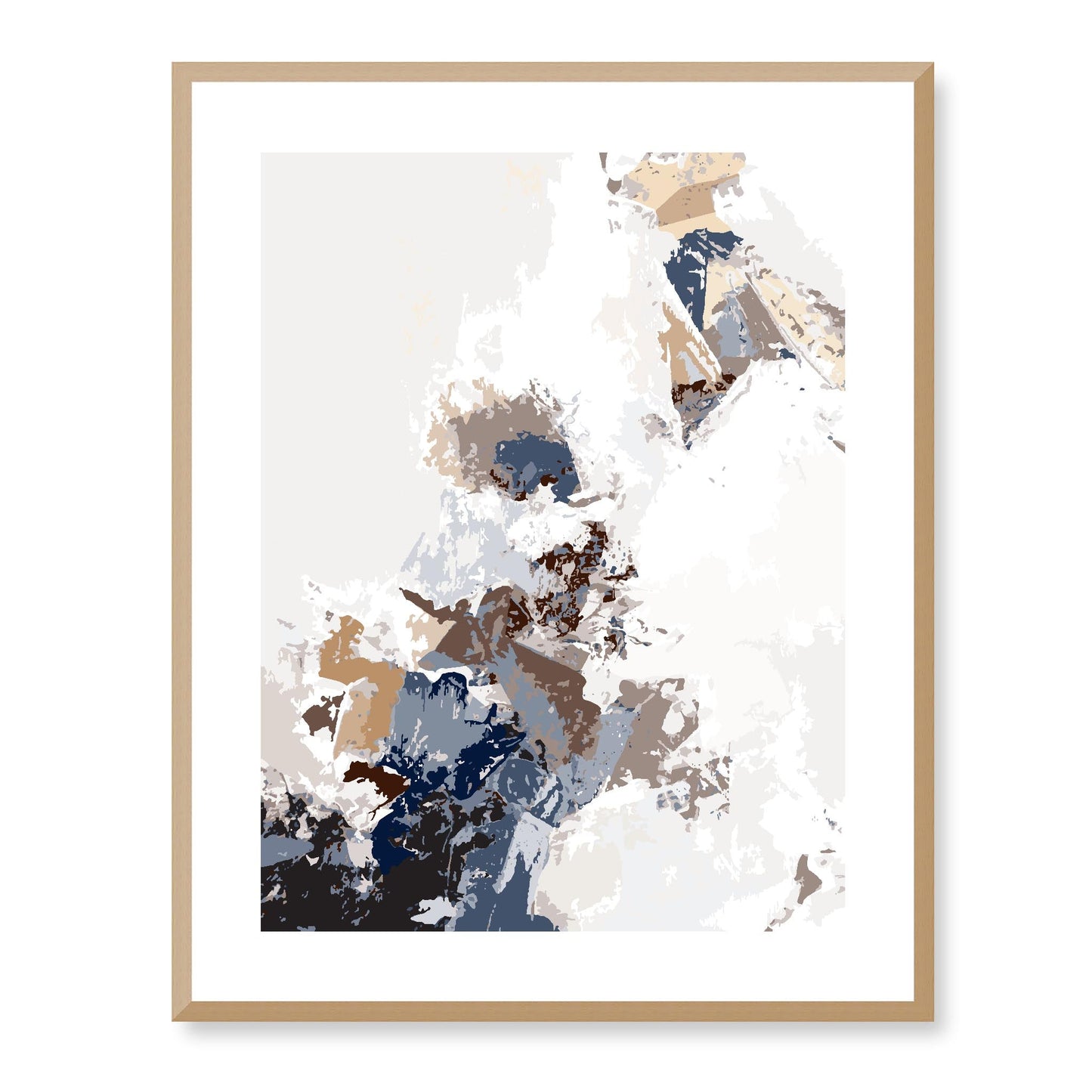 Framed Graphic Art Print, White Mat - 13x16, 16x20, 22x28 inches | FPV-1160-7694, Prints, Graphic art, Natural Frame, 56 x 71 cm ,22 x 28 inches