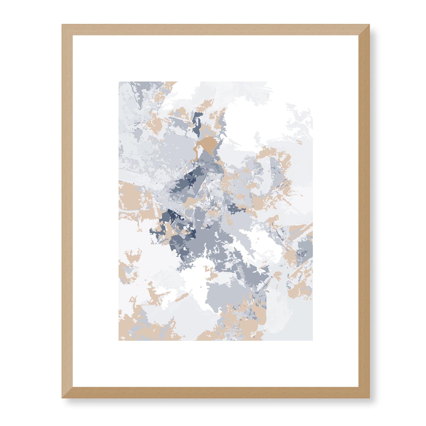 Framed Graphic Art Print, White Mat - 13x16, 16x20, 22x28 inches | FPV-1160-7698, Prints, Graphic art, Natural Frame, 33 x 41 cm ,13 x 16 inches
