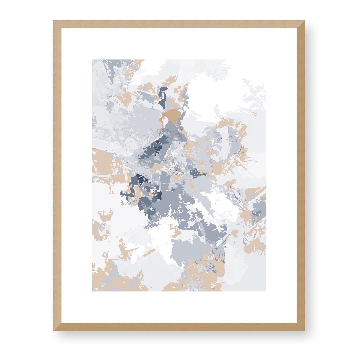 Framed Graphic Art Print, White Mat - 13x16, 16x20, 22x28 inches | FPV-1160-7698, Prints, Graphic art, Natural Frame, 41 x 51 cm ,16 x 20 inches