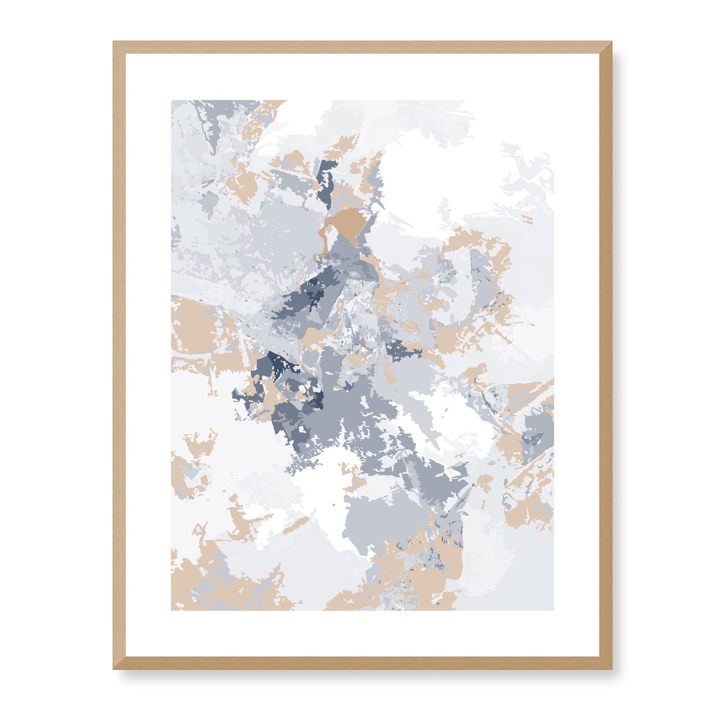 Framed Graphic Art Print, White Mat - 13x16, 16x20, 22x28 inches | FPV-1160-7698, Prints, Graphic art, Natural Frame, 56 x 71 cm ,22 x 28 inches