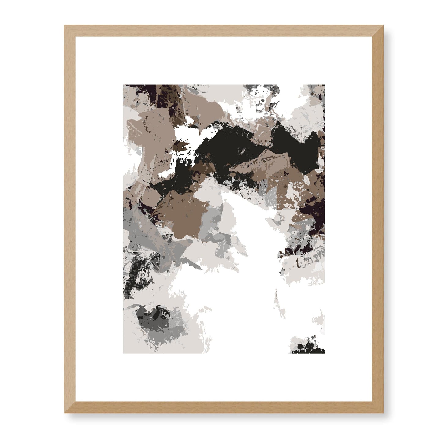 Framed Graphic Art Print, White Mat - 13x16, 16x20, 22x28 inches | FPV-1170-7692, Prints, Graphic art, Natural Frame, 33 x 41 cm ,13 x 16 inches