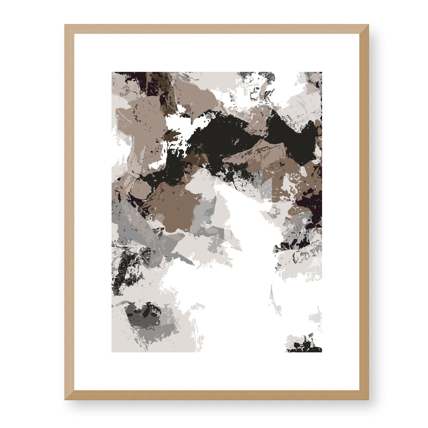 Framed Graphic Art Print, White Mat - 13x16, 16x20, 22x28 inches | FPV-1170-7692, Prints, Graphic art, Natural Frame, 41 x 51 cm ,16 x 20 inches