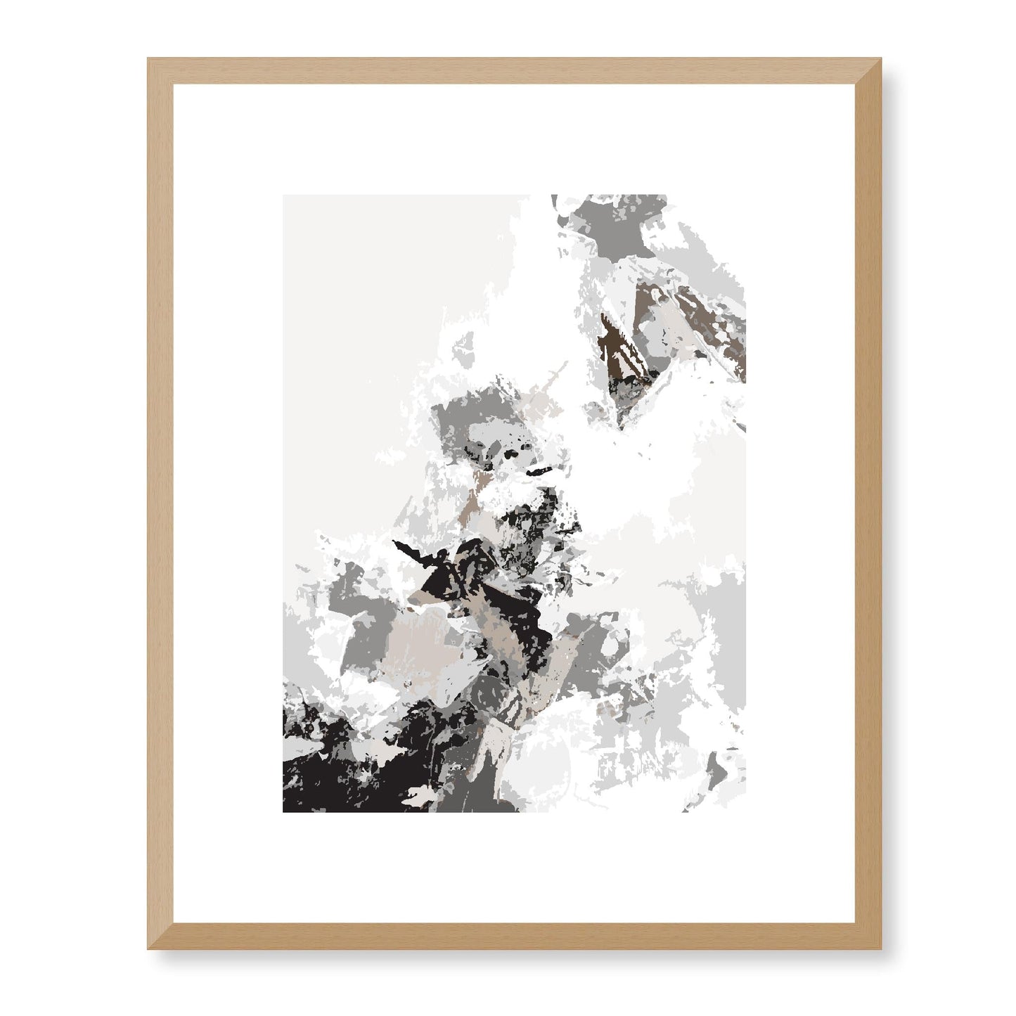 Framed Graphic Art Print, White Mat - 13x16, 16x20, 22x28 inches | FPV-1170-7694, Prints, Graphic art, Natural Frame, 33 x 41 cm ,13 x 16 inches