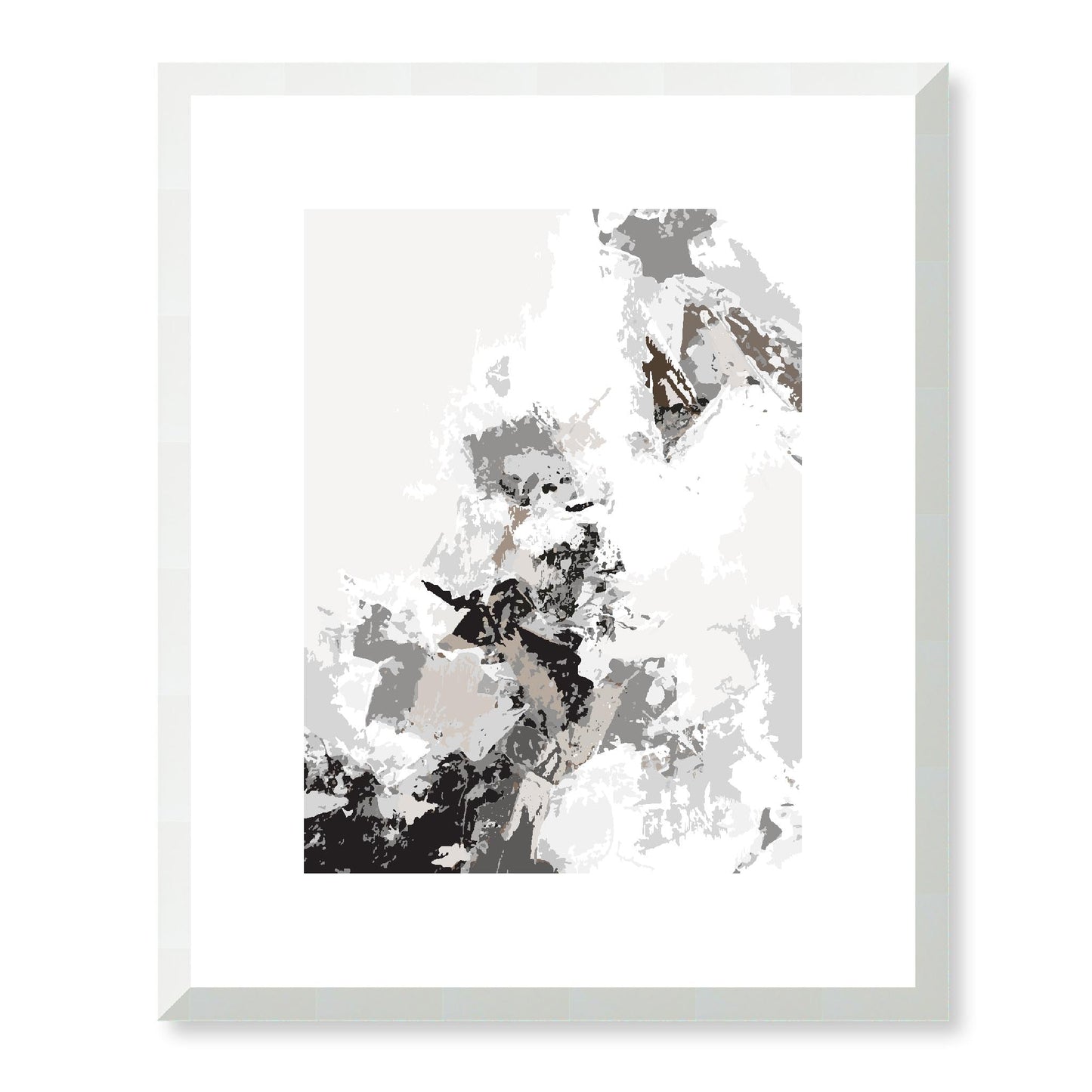 Framed Graphic Art Print, White Mat - 13x16, 16x20, 22x28 inches | FPV-1170-7694, Prints, Graphic art, White Frame, 33 x 41 cm ,13 x 16 inches