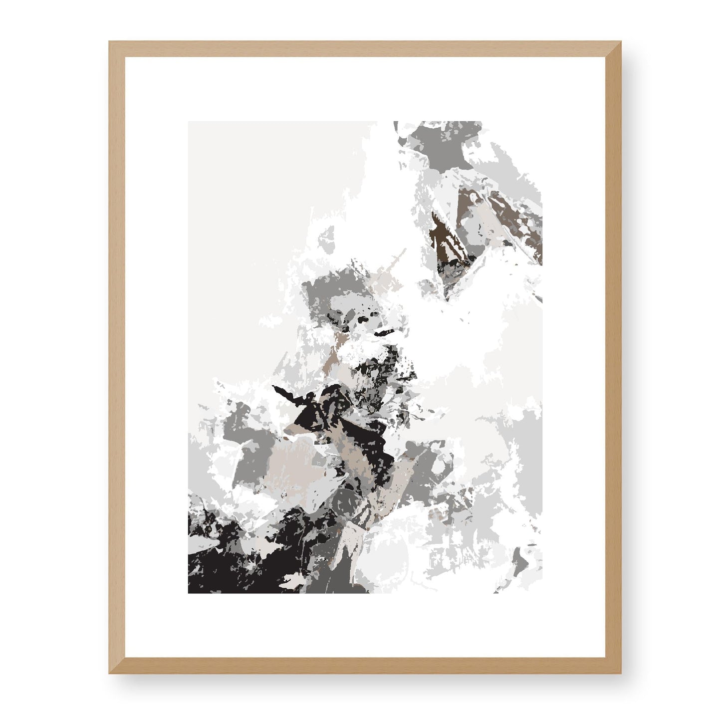 Framed Graphic Art Print, White Mat - 13x16, 16x20, 22x28 inches | FPV-1170-7694, Prints, Graphic art, Natural Frame, 41 x 51 cm ,16 x 20 inches