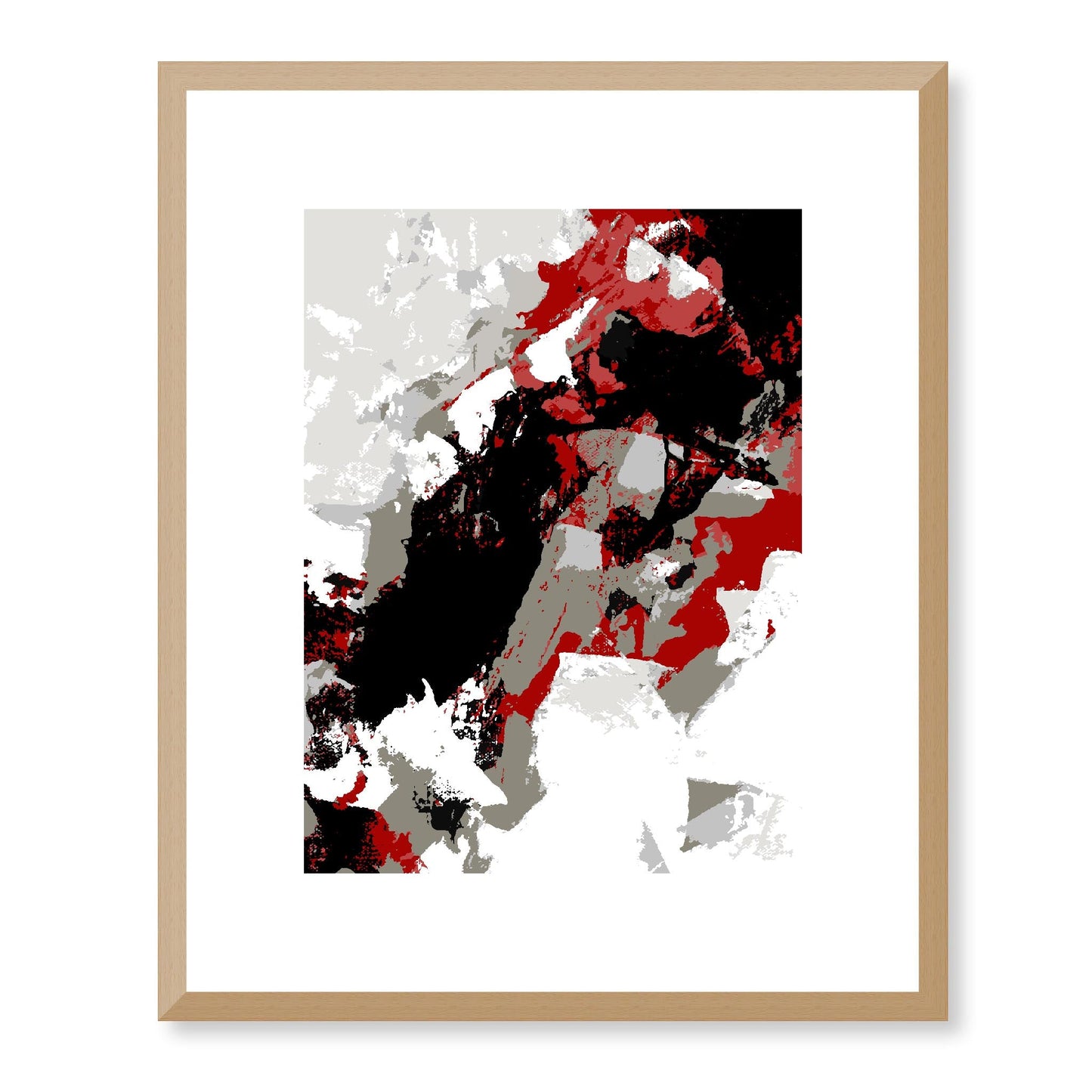 Framed Graphic Art Print, White Mat - 13x16, 16x20, 22x28 inches | FPV-1190-7688, Prints, Graphic art, Natural Frame, 33 x 41 cm ,13 x 16 inches