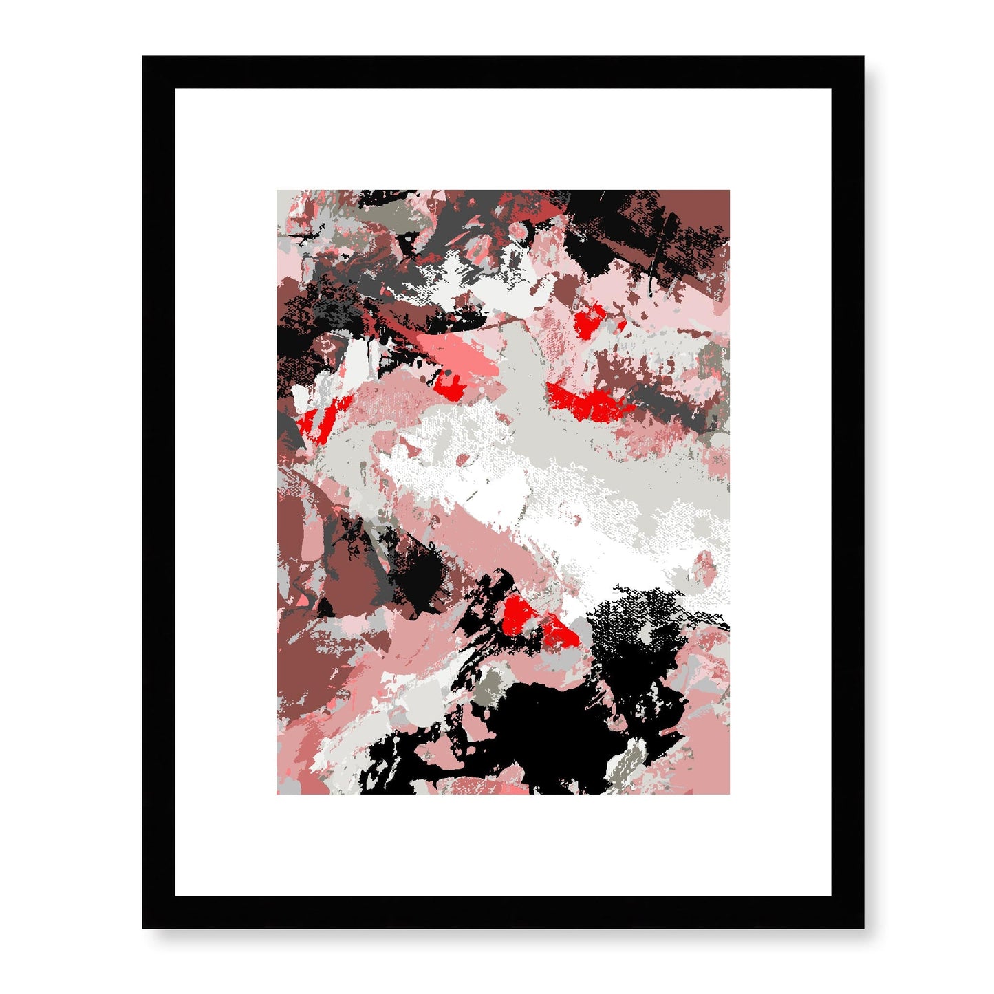 Framed Graphic Art Print, White Mat - 13x16, 16x20, 22x28 inches | FPV-1190-7689, Prints, Graphic art, Black Frame, 33 x 41 cm ,13 x 16 inches