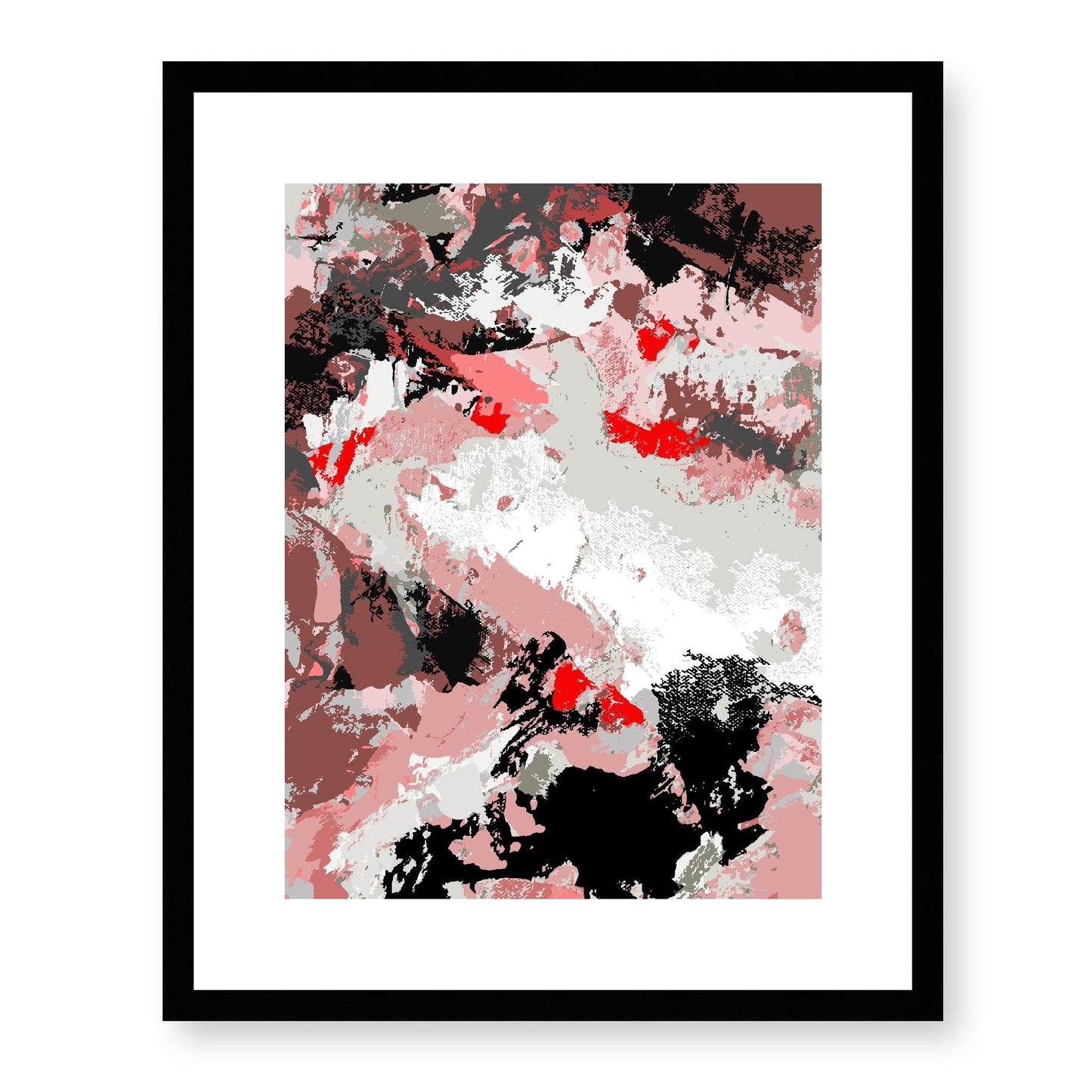 Framed Graphic Art Print, White Mat - 13x16, 16x20, 22x28 inches | FPV-1190-7689, Prints, Graphic art, Black Frame, 41 x 51 cm ,16 x 20 inches