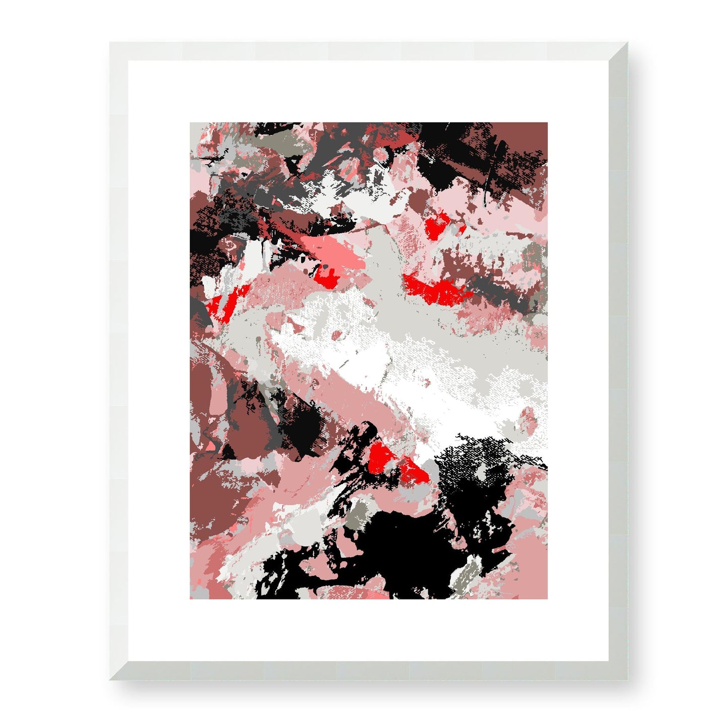 Framed Graphic Art Print, White Mat - 13x16, 16x20, 22x28 inches | FPV-1190-7689, Prints, Graphic art, White Frame, 41 x 51 cm ,16 x 20 inches