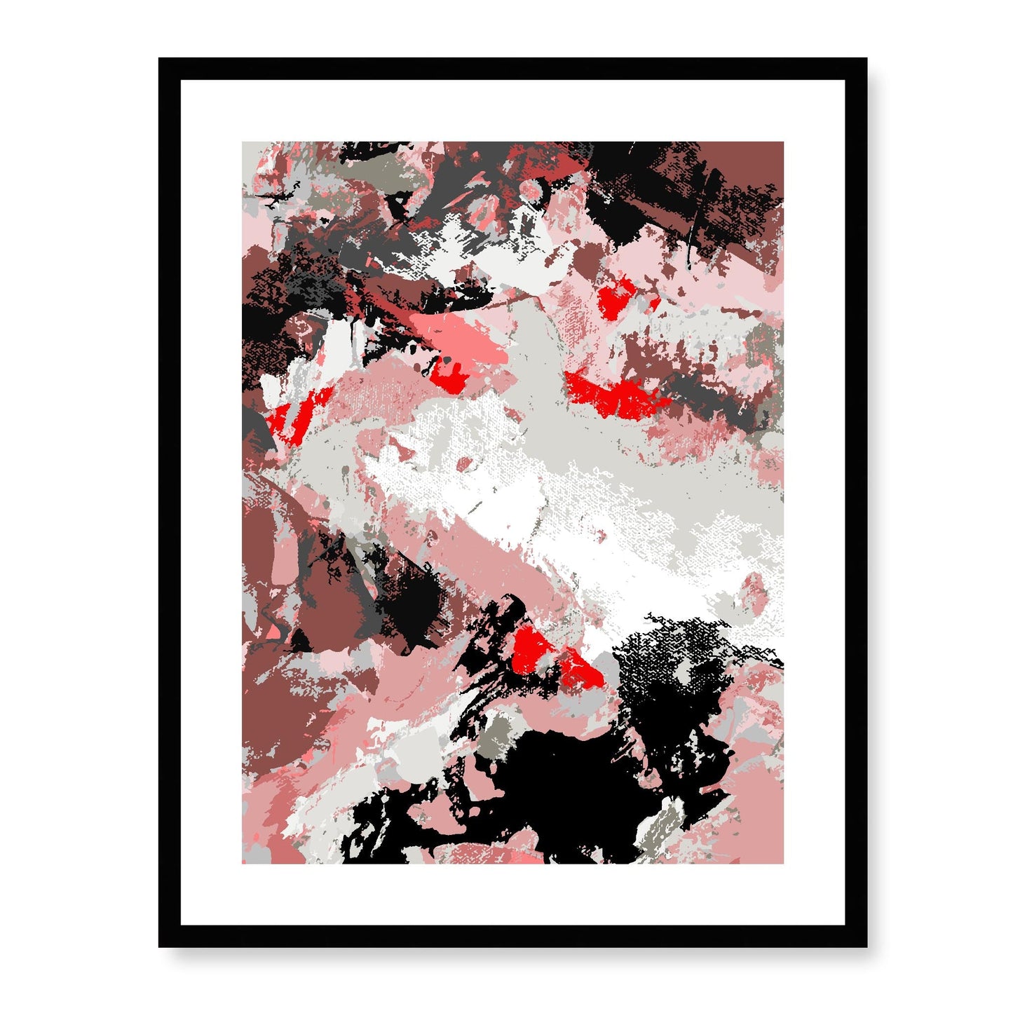 Framed Graphic Art Print, White Mat - 13x16, 16x20, 22x28 inches | FPV-1190-7689, Prints, Graphic art, Black Frame, 56 x 71 cm ,22 x 28 inches