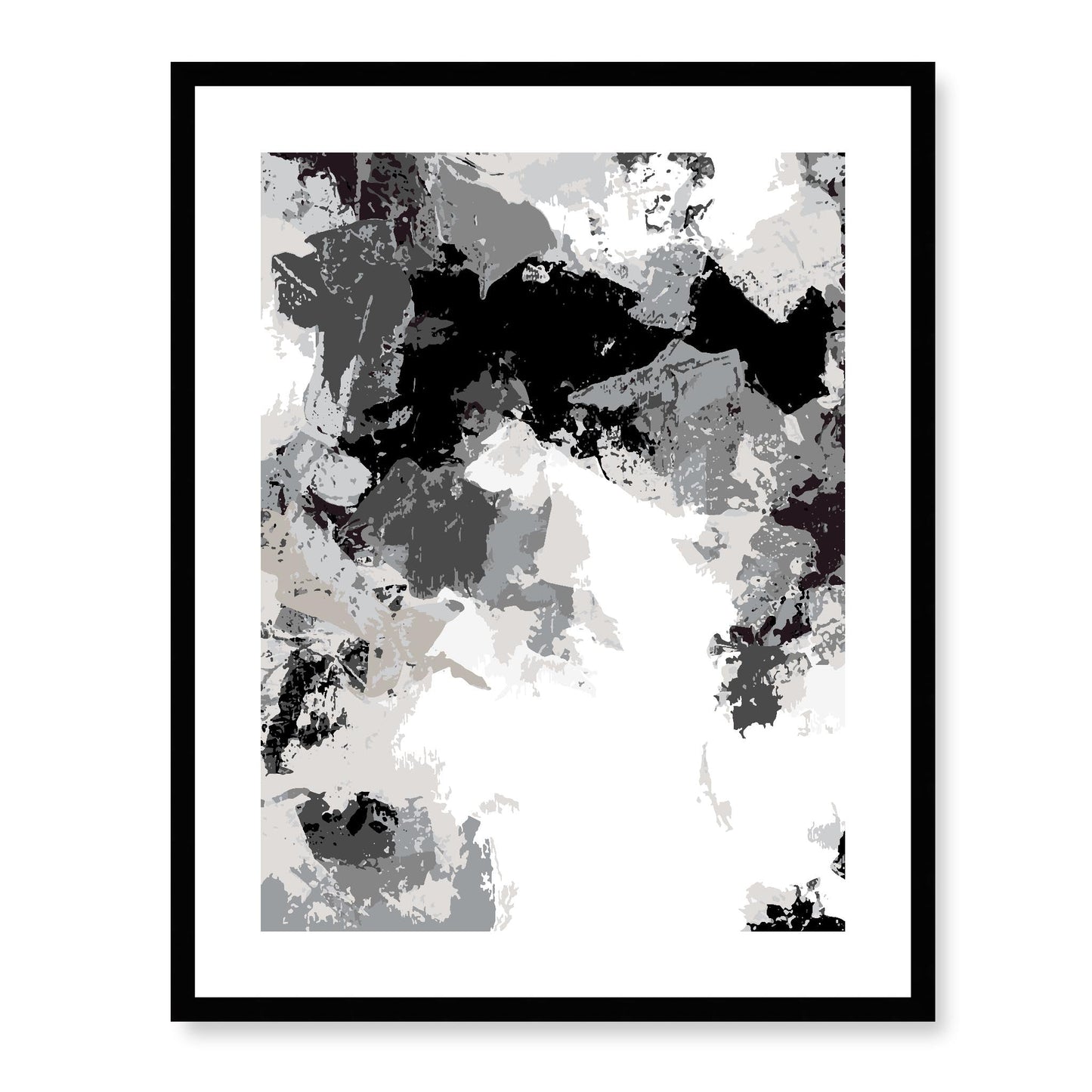 Framed Graphic Art Print, White Mat - 13x16, 16x20, 22x28 inches | FPV- 1200-7692, Prints, Graphic art, Black Frame, 56 x 71 cm ,22 x 28 inches