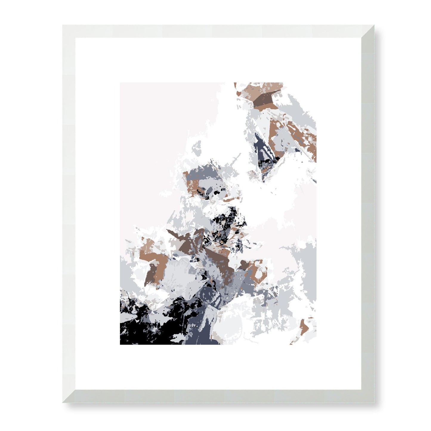 Framed Graphic Art Print, White Mat - 13x16, 16x20, 22x28 inches | FPV- 1220-7694, Prints, Graphic art, White Frame, 33 x 41 cm ,13 x 16 inches