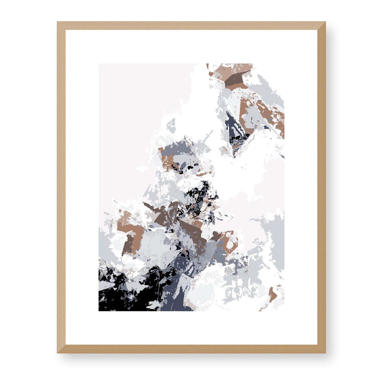 Framed Graphic Art Print, White Mat - 13x16, 16x20, 22x28 inches | FPV- 1220-7694, Prints, Graphic art, Natural Frame, 41 x 51 cm ,16 x 20 inches