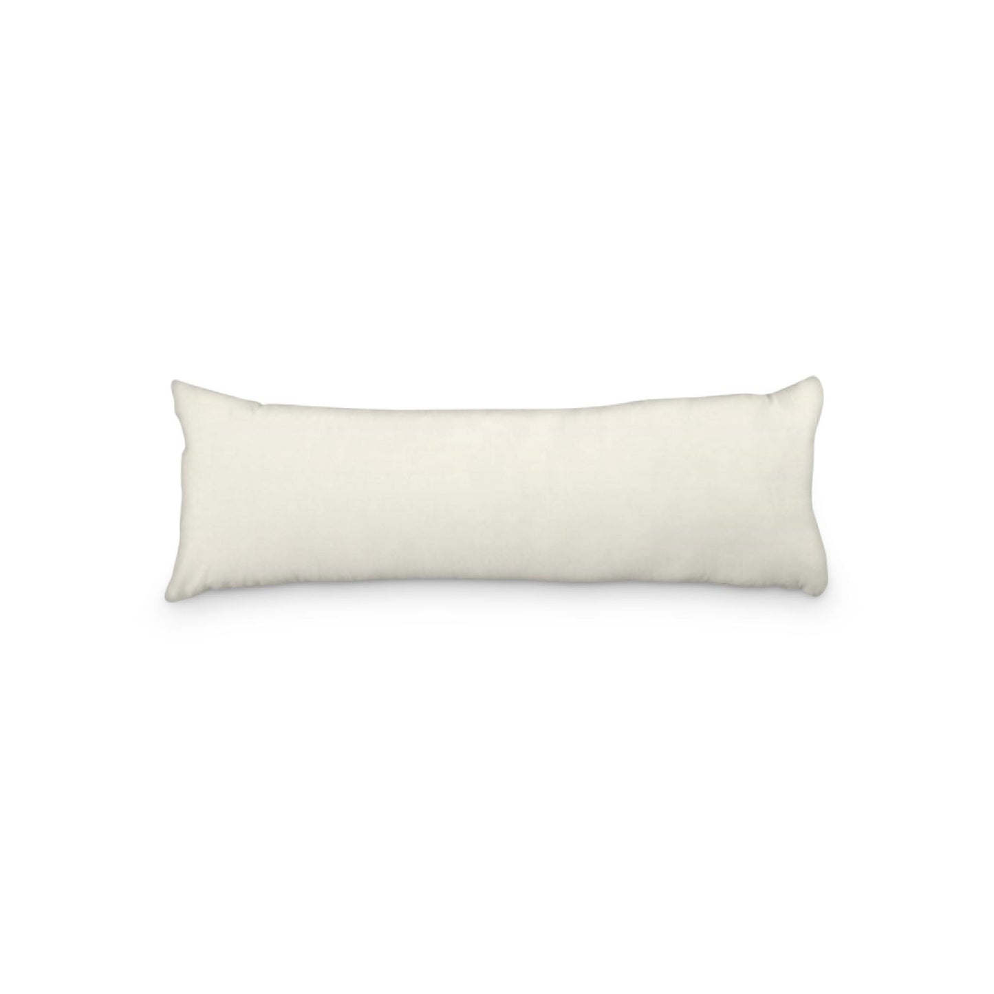 Pale Cream Microfiber Body Pillow, 20 x 54 inches / 51 x 137 cm