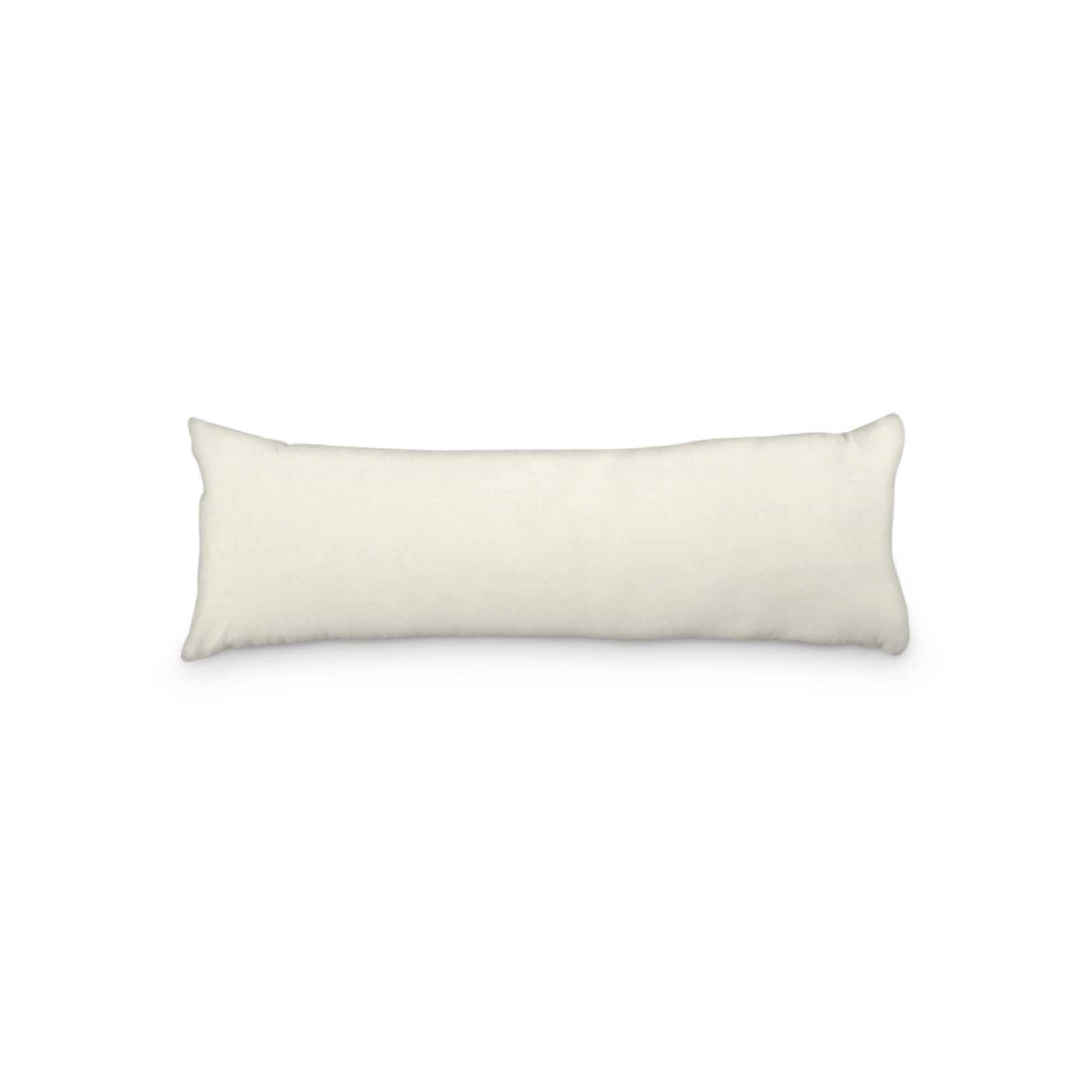 Pale Cream Microfiber Body Pillow, 20 x 54 inches / 51 x 137 cm