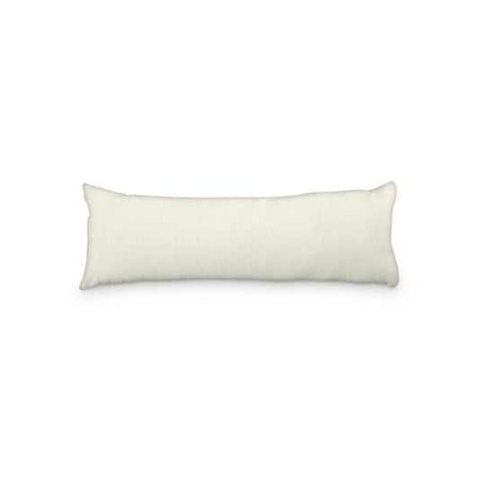 Pale Cream Microfiber Body Pillow, 20 x 54 inches / 51 x 137 cm