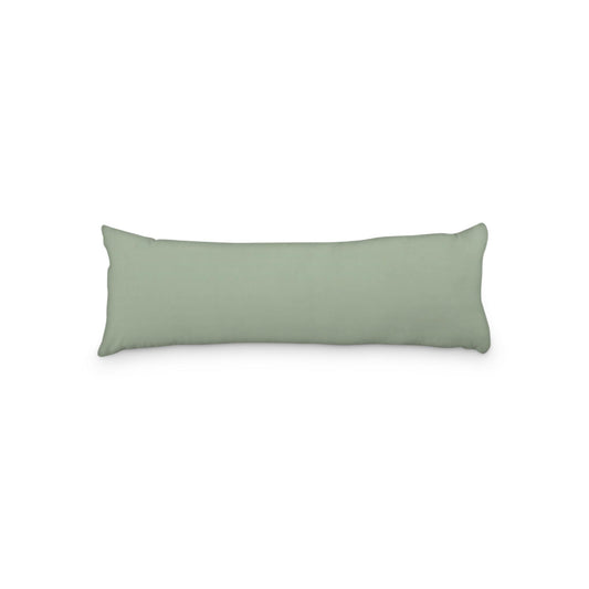Green Microfiber Body Pillow, 20 x 54 inches / 51 x 137 cm