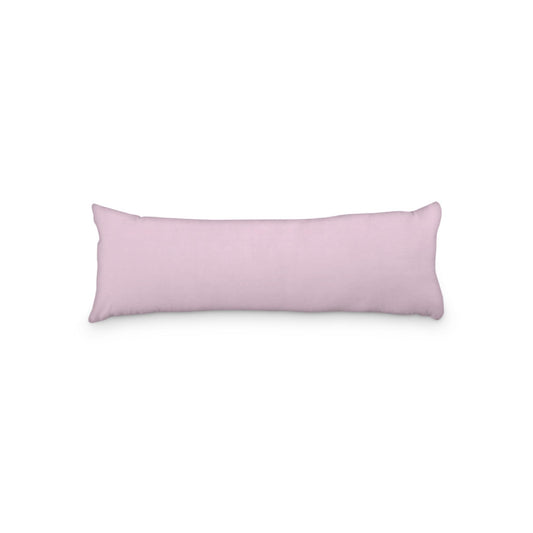 Pink Microfiber Body Pillow, 20 x 54 inches / 51 x 137 cm