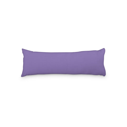Purple Microfiber Body Pillow, 20 x 54 inches