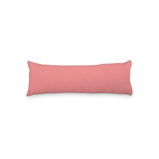 Pink Microfiber Body Pillow, 20 x 54 inches