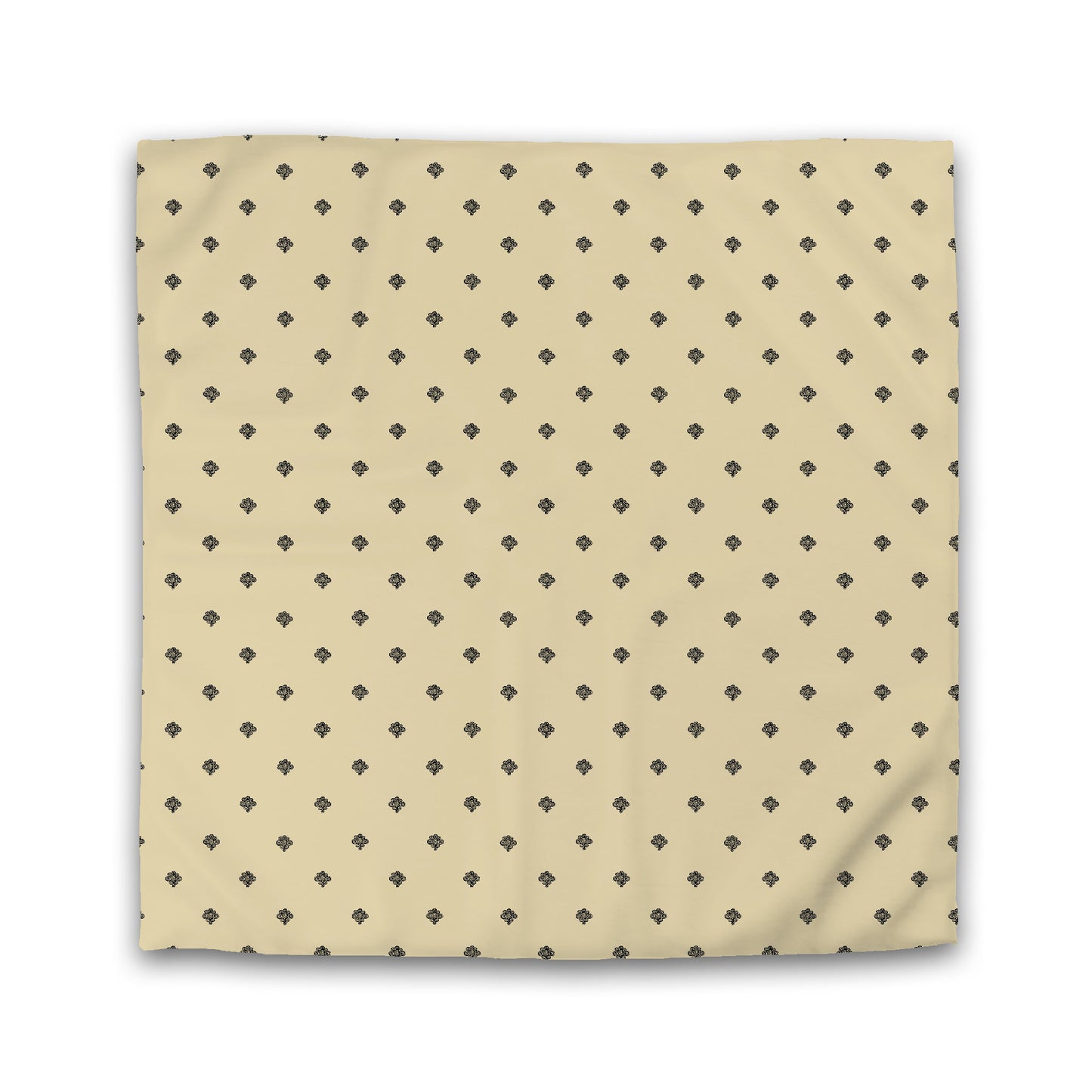Desert Sand Microfiber Duvet Cover, Black Hand-painted Swizzle Motif Print, Twin XL (width x length) 68 x 92 inches /  173 x 234 cm