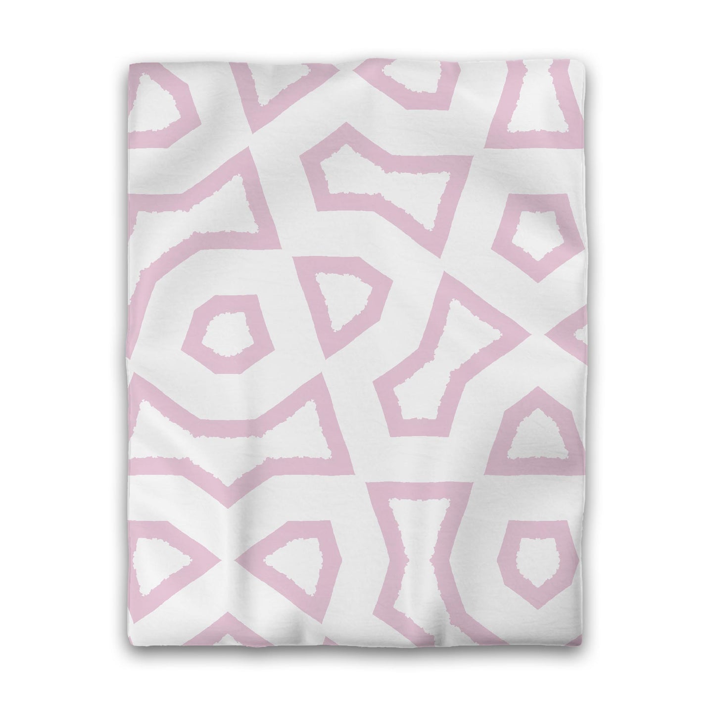 White Microfiber Duvet Cover, Bold Pink Graphic, Twin (width x length) 68 x 88 inches / 173 x 224 cm