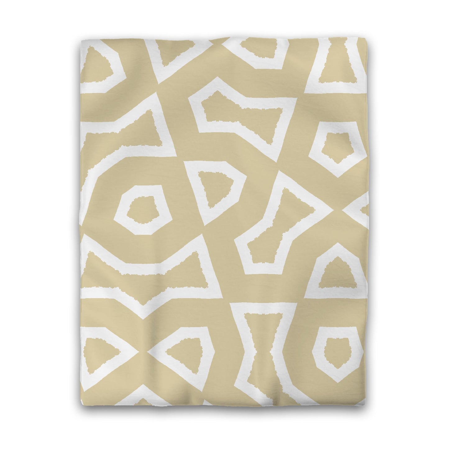 Desert Sand Microfiber Duvet Cover, Bold White Graphic, Twin (width x length) 68 x 88 inches / 173 x 224 cm