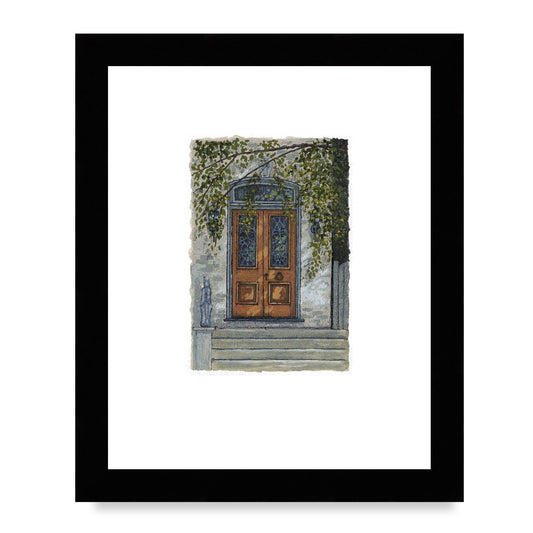 Framed Fine Art Print, Painterly Edge - 8x10 12x15 16x20 inches | Door 5, PEV-1000-1421, Prints, Fine art, Black Frame, 20 x 25 cm ,8 x 10 inches