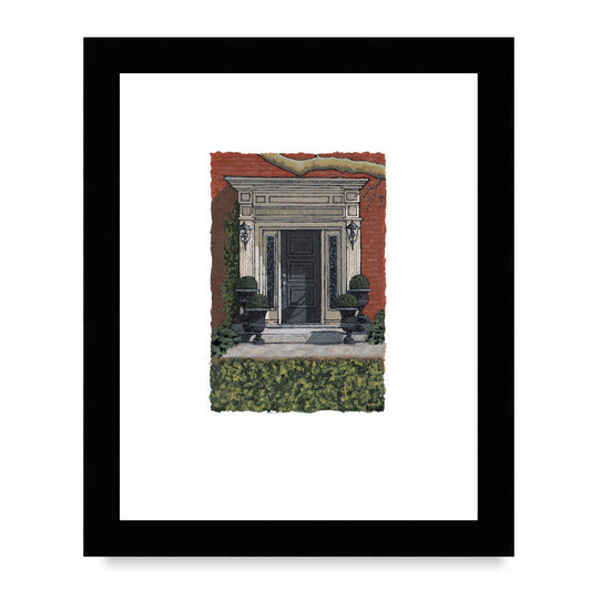 Framed Fine Art Print, Painterly Edge - 8x10 12x15 16x20 inches | Door 6, PEV-1000-1421, Prints, Fine art, Black Frame, 20 x 25 cm ,8 x 10 inches