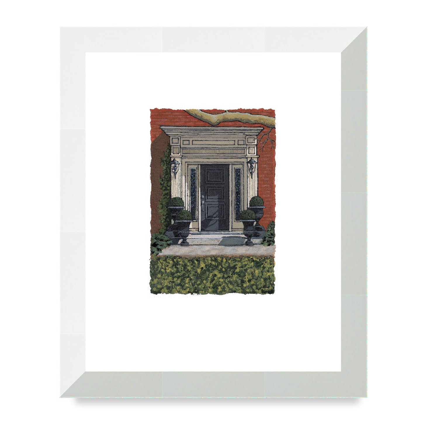 Framed Fine Art Print, Painterly Edge - 8x10 12x15 16x20 inches | Door 6, PEV-1000-1421, Prints, Fine art, Natural Frame, 20 x 25 cm ,8 x 10 inches
