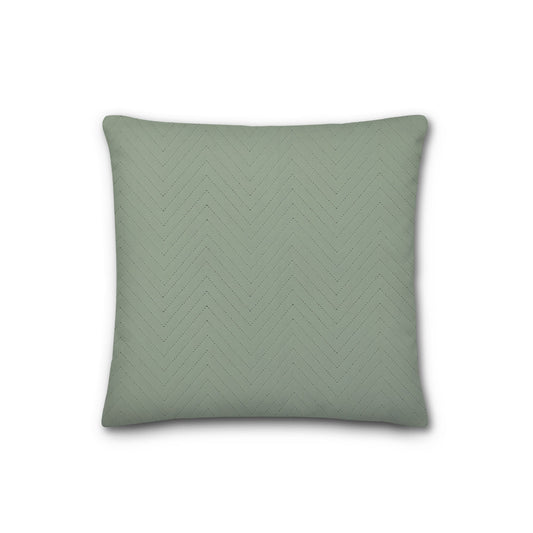 Green Quilted Polyester Pillow Sham | QPSH-CS-1052, 26 x 26 inches